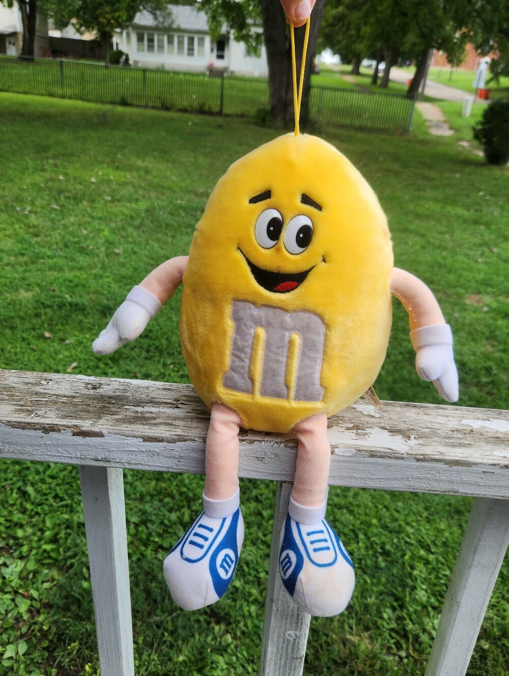 M&M's Peanut Plush Yellow Toy. Vintage 1987